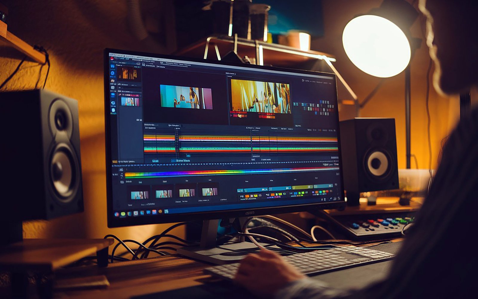 Video Editing 17 computer monitor with picture man screen 1 scaled 1